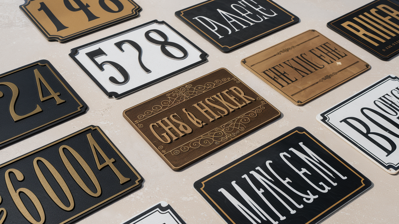 Personalizirane tablice, hišne številke in nalepke po meri — Epski Print